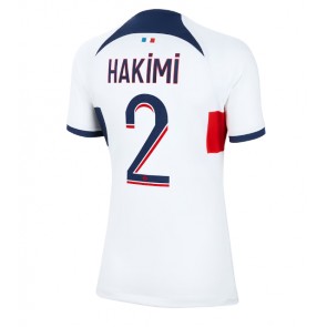 Paris Saint-Germain Achraf Hakimi #2 Gostujuci Dres za Ženska 2023-24 Kratak Rukavima